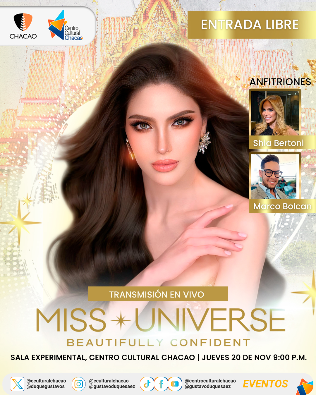 Post Instagram MISS UNIVERSO